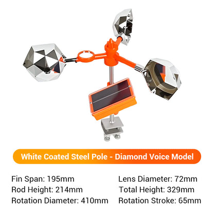 🐦‍⬛Solar-powered outdoor flashing bird deterrent