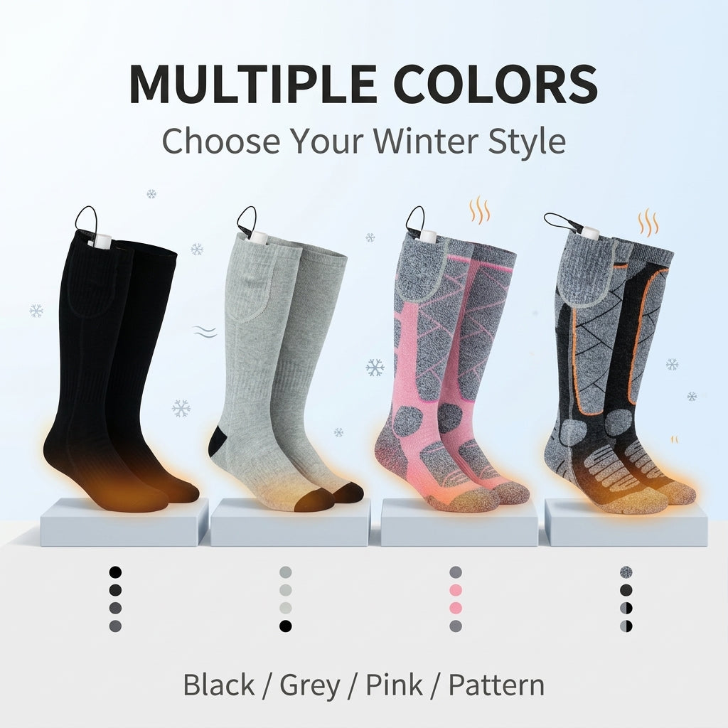 🥶🧦USB-rechargeable heated Modal cotton socks for winter