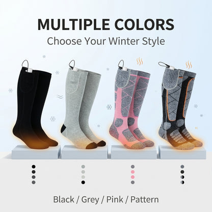🥶🧦USB-rechargeable heated Modal cotton socks for winter