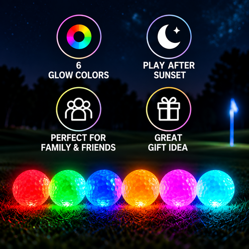 ⏰Last Day 50% OFF-🏌️6-Pack Glow Golf Balls