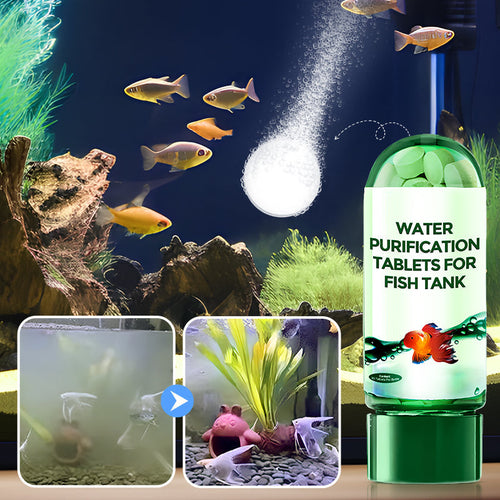 🐠Clear Cloudy Aquarium Water With Powerful Purification Tablets