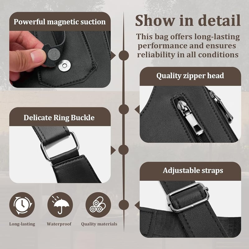 🔥2026 HOT SALE – Adjustable Underarm Shoulder Bag for Men & Women