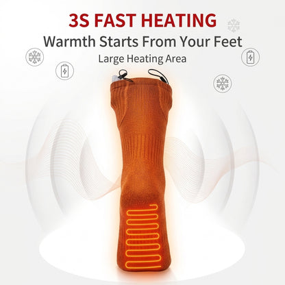 🥶🧦USB-rechargeable heated Modal cotton socks for winter