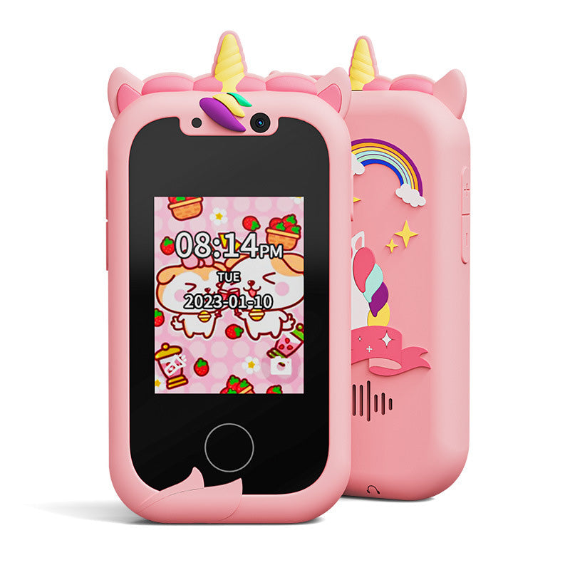 🔥 2026 New Kids Smart Toy Phone with Dual Cameras Touch Screen, Educational Learning Cell Phone Mini Digital Camera, Early Learning Interactive Toy for Toddlers Children
