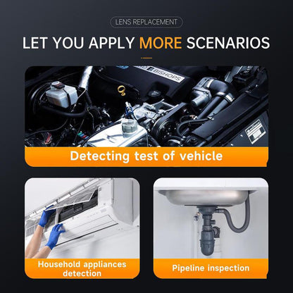 🔥HD Portable Endoscope｜No Disassembly to Check Car Engine Internal Condition