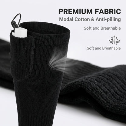 🥶🧦USB-rechargeable heated Modal cotton socks for winter
