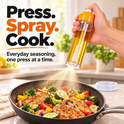 🧴 Buy One, Get One Free 🎁 Pump-Style Kitchen Spray Bottle – Perfect for Oil and Vinegar