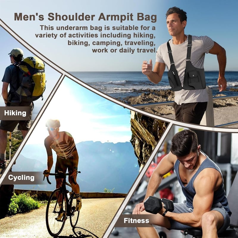 🔥2026 HOT SALE – Adjustable Underarm Shoulder Bag for Men & Women