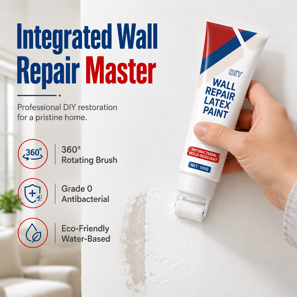 No Expensive Renovation ✨Wall Mending Cream Fix Stains Instantly