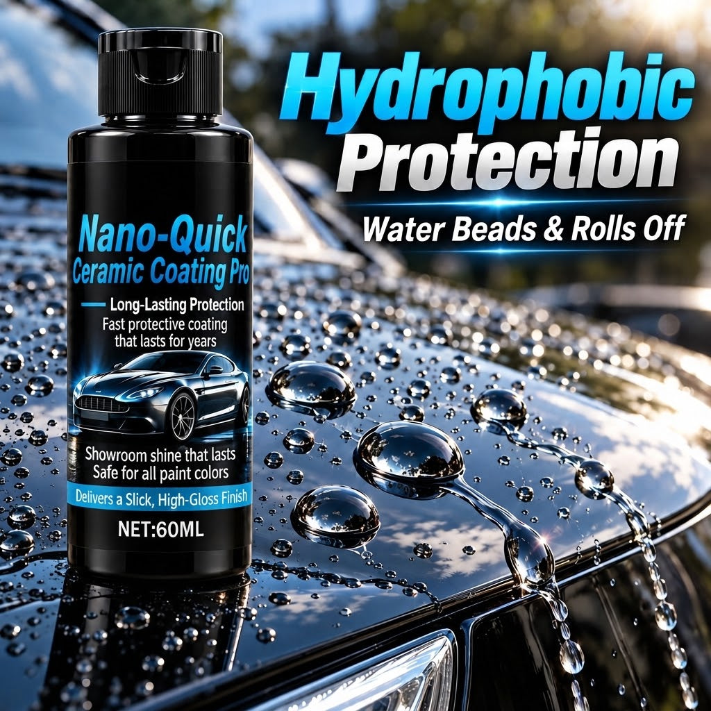 🔥Buy 1, Get 1 Free 🔥Nano-ceramic coating spray, available in 60ml and 180ml bottles🛡️💎