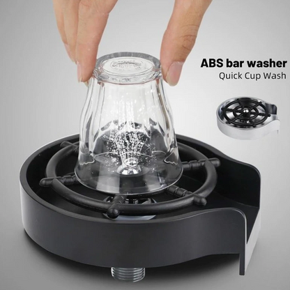 🔥3 Seconds Fast Rinse｜Automatic High Pressure Cup Washer for Bar & Home