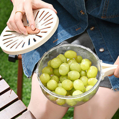 🔥Foldable Multifunctional Washing Bowl｜Space-Saving Kitchen Essential for Fruit & Veg