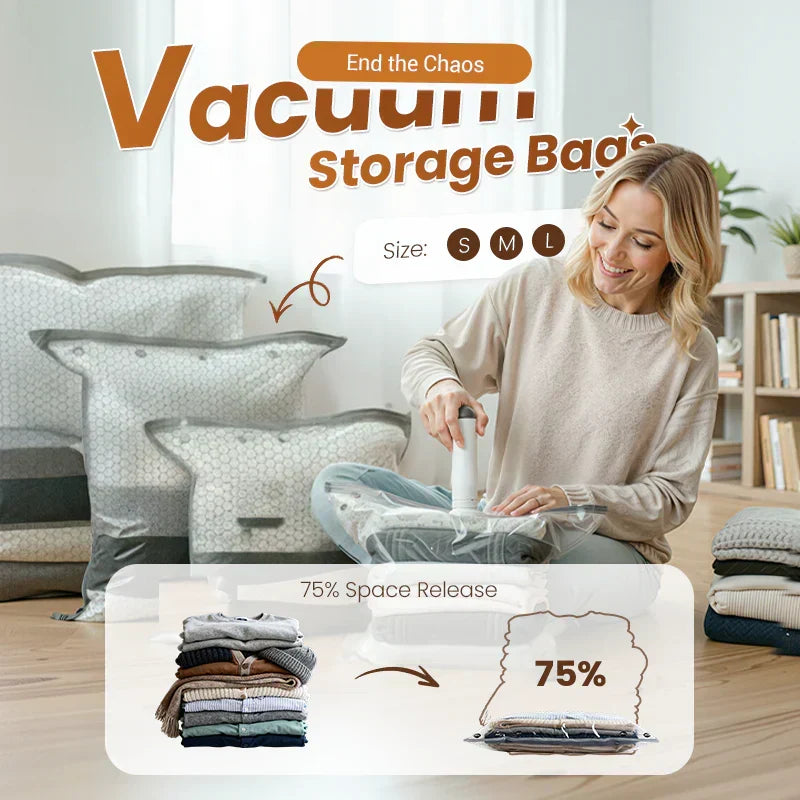 🕒 Limited time offer! 50% OFF⏳✨ X7 Cordless Travel Vacuum Bag