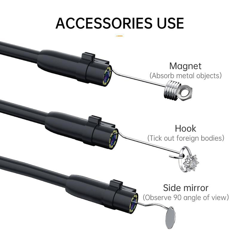 🔥HD Portable Endoscope｜No Disassembly to Check Car Engine Internal Condition