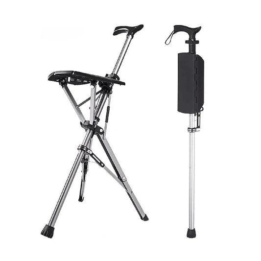 Folding Portable Cane Chair: The Best Gift for Seniors