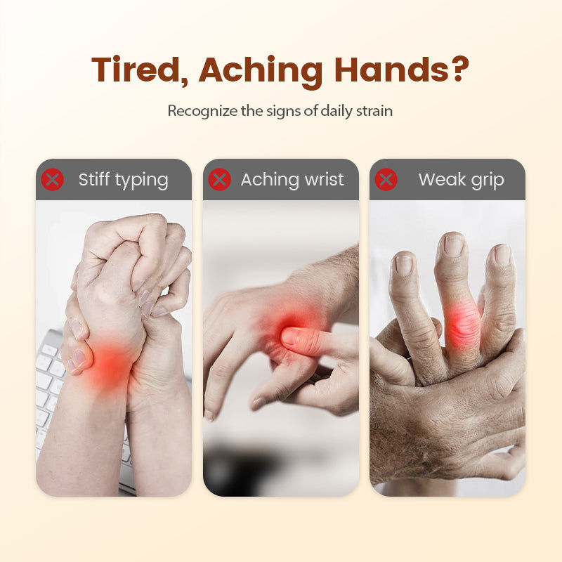 🔥Hot Sale🔥 Natural Bian Stone Hand Massage Roller Traditional Chinese Acupoint Therapy Tool