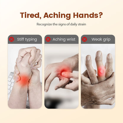 🔥Hot Sale🔥 Natural Bian Stone Hand Massage Roller Traditional Chinese Acupoint Therapy Tool