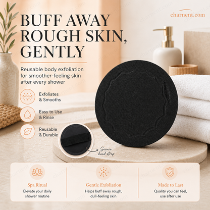 🛀Body Scrub Bath Pad For Smooth Clean Skin Gentle Exfoliation Deep Cleansing & Easy Rinse💞