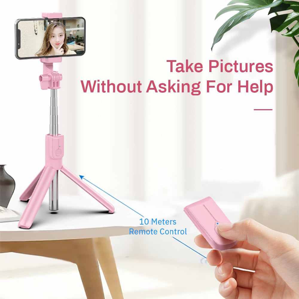 🔥New 6 in 1 Bluetooth Selfie Stick