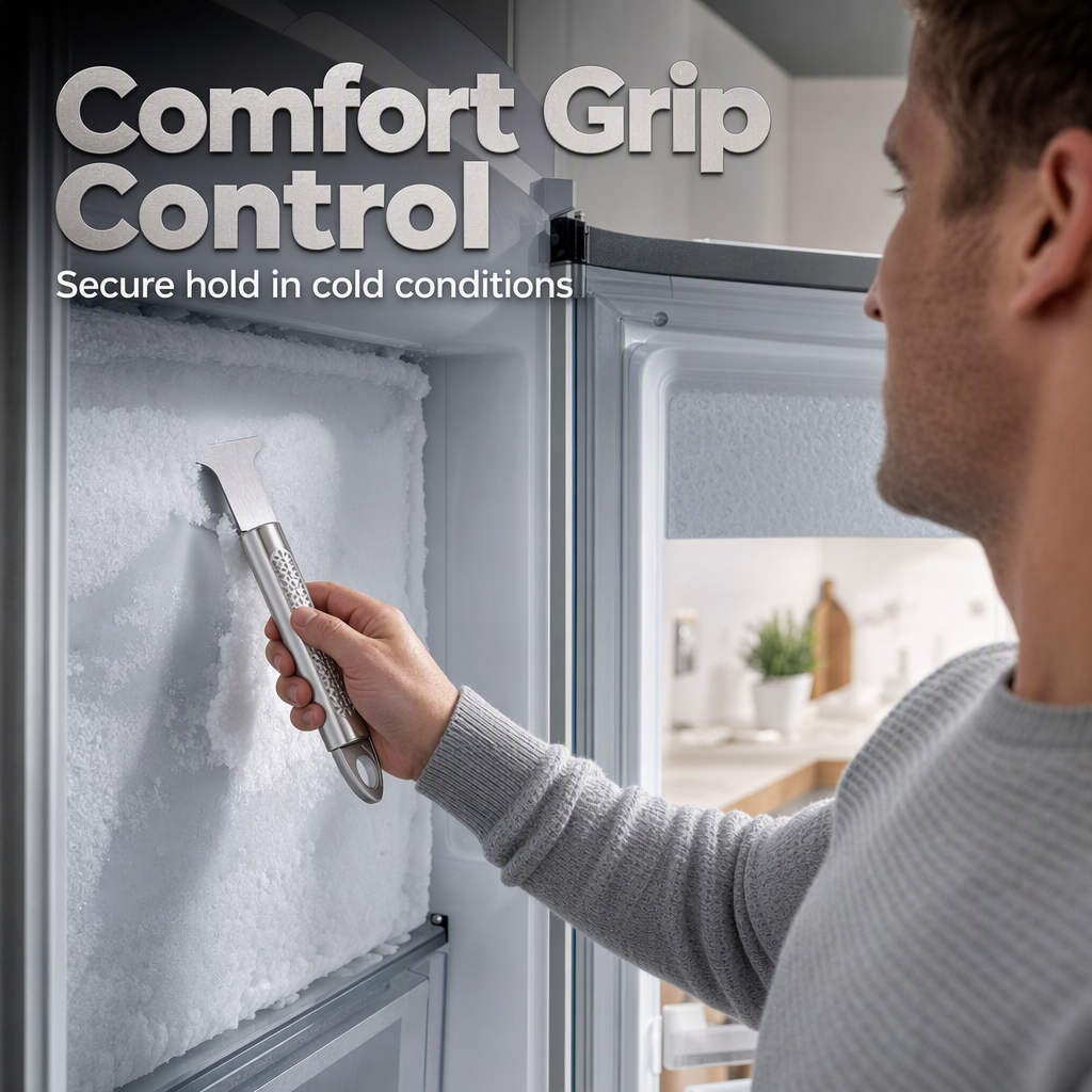 🔥Buy 2 Get 3 Free🔥Stainless Steel Freezer Ice Scraper Tool