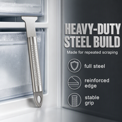 🔥Buy 2 Get 3 Free🔥Stainless Steel Freezer Ice Scraper Tool