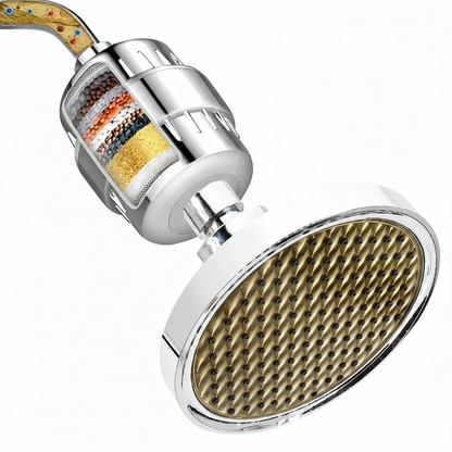 🔥High‑Pressure Boost Shower Head｜Full Plated For Powerful Rain‑Like Shower