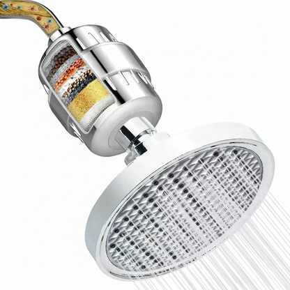 🔥High‑Pressure Boost Shower Head｜Full Plated For Powerful Rain‑Like Shower