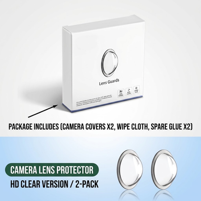 💥50% OFF 🚗2 Pcs Mirror Shape 360 Panoramic Rearview Car Camera Lens Cover 🚗