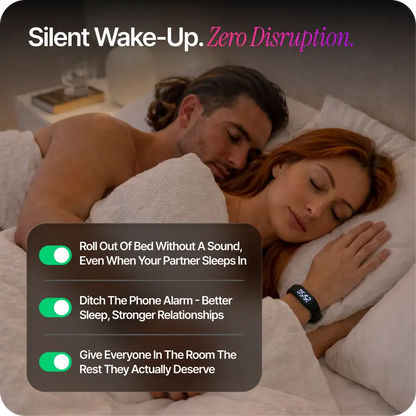 ⏰Silent Vibration Alarm Clock - Wrist-Worn Wake-Up Watch for Heavy Sleepers