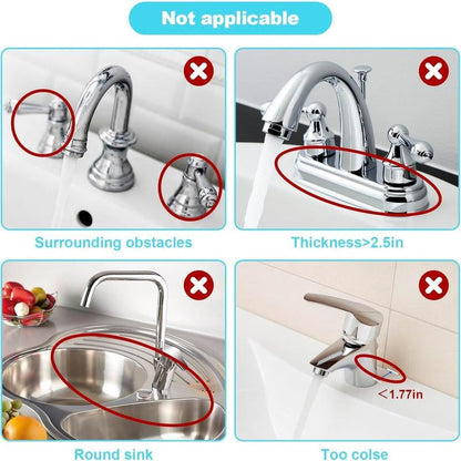 🔥 Limited-Time 50% Off 💧 Silicone Sink Faucet Draining Mat