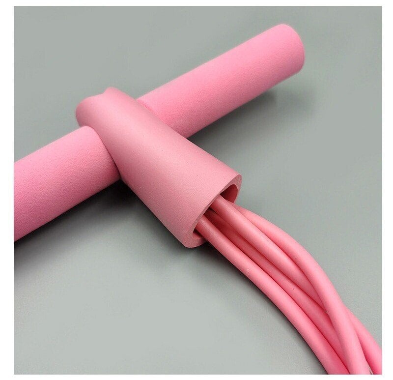 21 Fitness Resistance Bands-6 Tube Pedal Ankle Puller 🦵