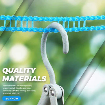 🔥Hot Sale - 50% OFF🔥Windproof Non-Slip Clothesline