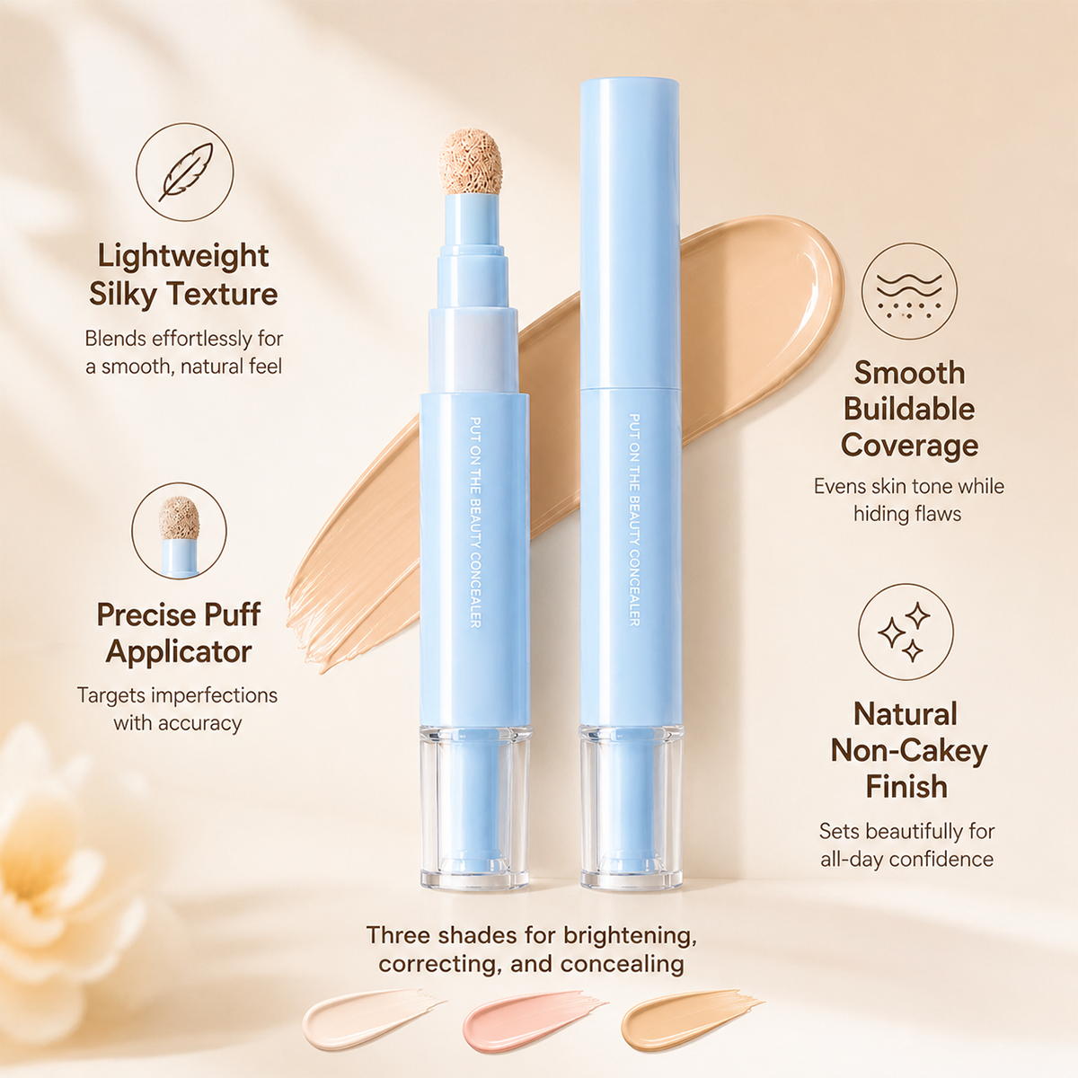 💥2026 HOT SALE🎁Buy 1 Get 1 Free💄Multi-Purpose Hydrating Concealer Pen