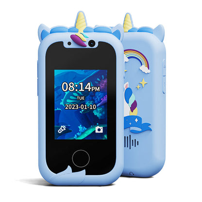 🔥 2026 New Kids Smart Toy Phone with Dual Cameras Touch Screen, Educational Learning Cell Phone Mini Digital Camera, Early Learning Interactive Toy for Toddlers Children