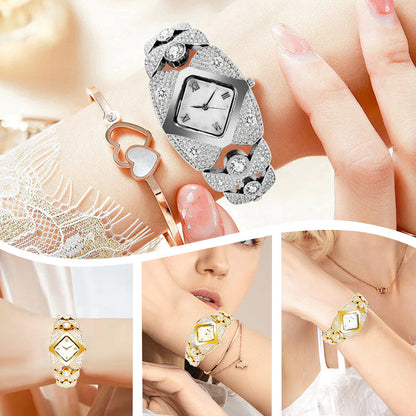⏳50% OFF Vintage Rhinestone Inlaid Quartz Watch