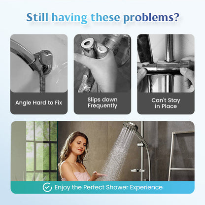 🚿💥50% OFF Today – No-Drill Adjustable Shower Head Holder That Never Slips
