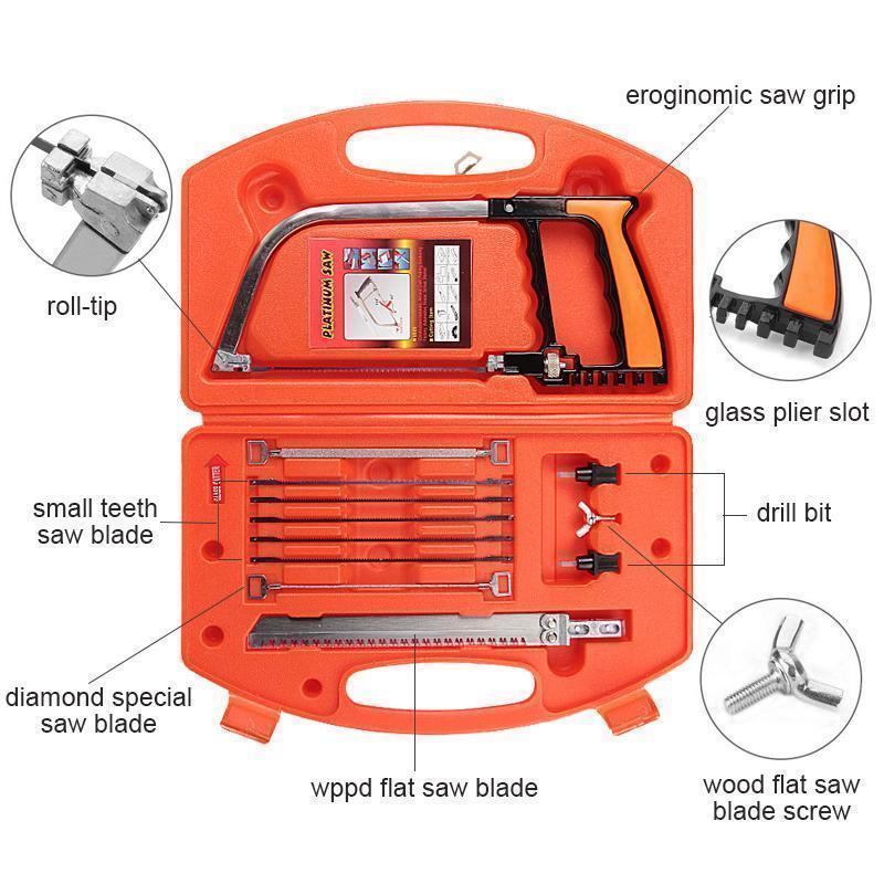 🔥14 Blades In One Saw｜Cut Wood,Metal,Glass & Nails Effortlessly