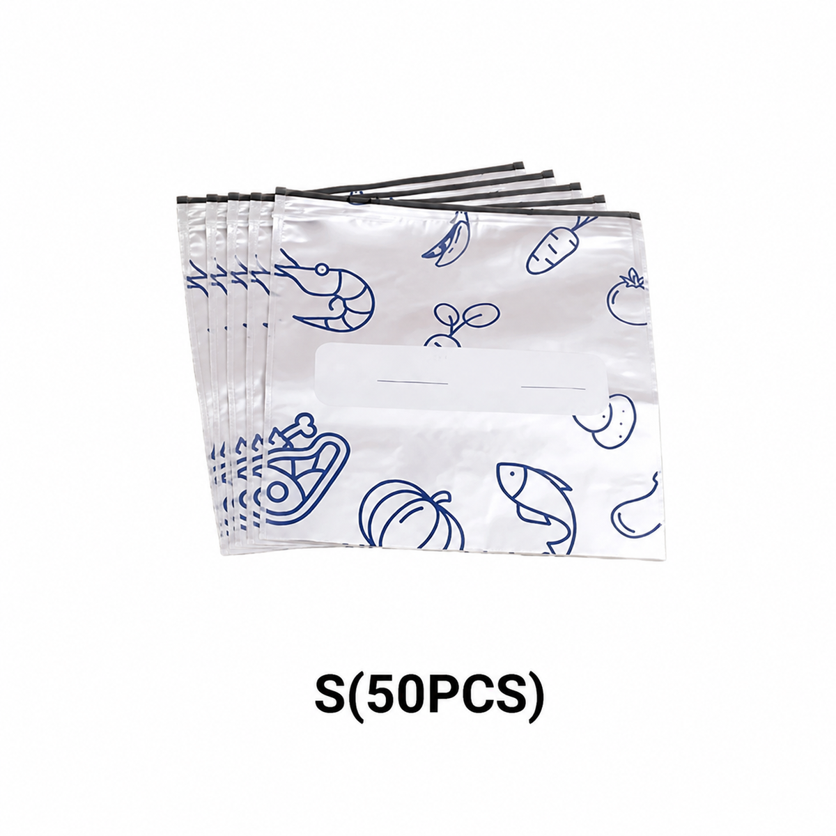 🍲Buy 1 Get 1 Free🥗100 Pieces Reusable Aluminum Foil Storage Bags Keep Food Fresh Protected And Ready To Use