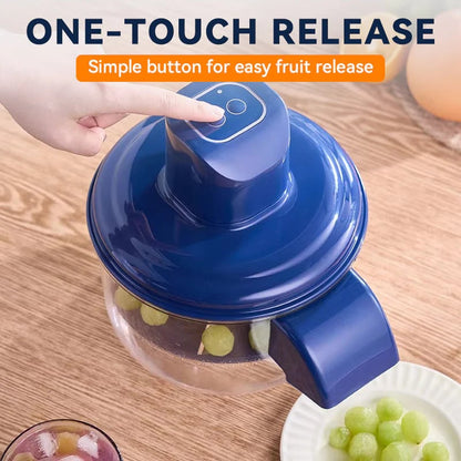 🔥Limited Time Discount Transparent Electric Fruit Vegetable Peeler, One-Touch Automatic Grape Garlic Skin Remover, Visible Food Prep Kitchen Gadget