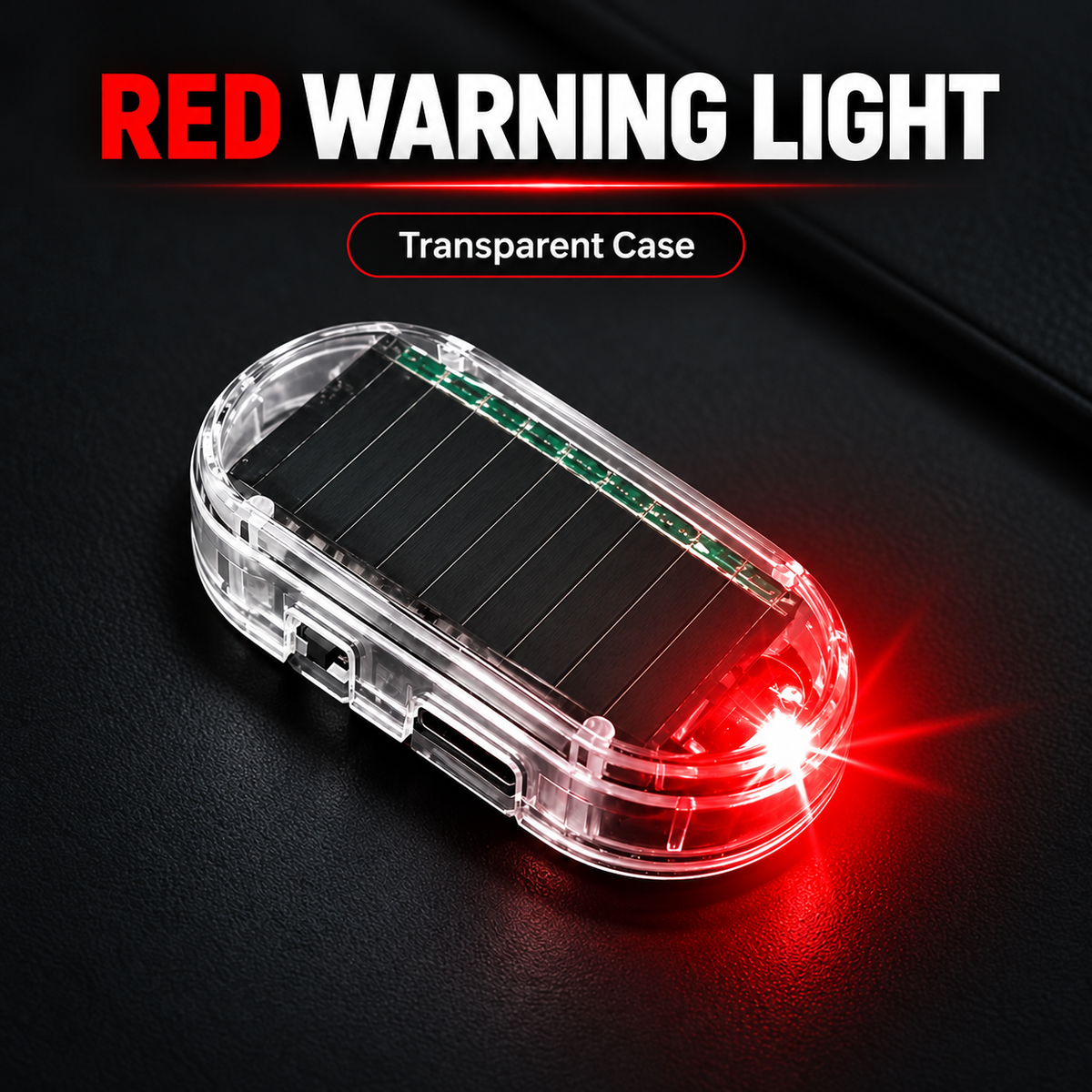 🔥Buy 1 Get 1 Free🚨4 PCS Solar Powered Car Anti-Theft Warning Lights