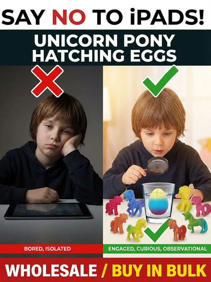 Rainbow Hatching Unicorn Egg The Viral Gift of 2026: Hatchable "Magic" Eggs That Turn Waiting into a Fun STEM Adventure 🥚🌈  100% Kid-Safe & Non-Toxic: Watch Your Unicorn Babies Grow Day by Day in Your Own Fairy Tale 🛡️🧚‍♀️