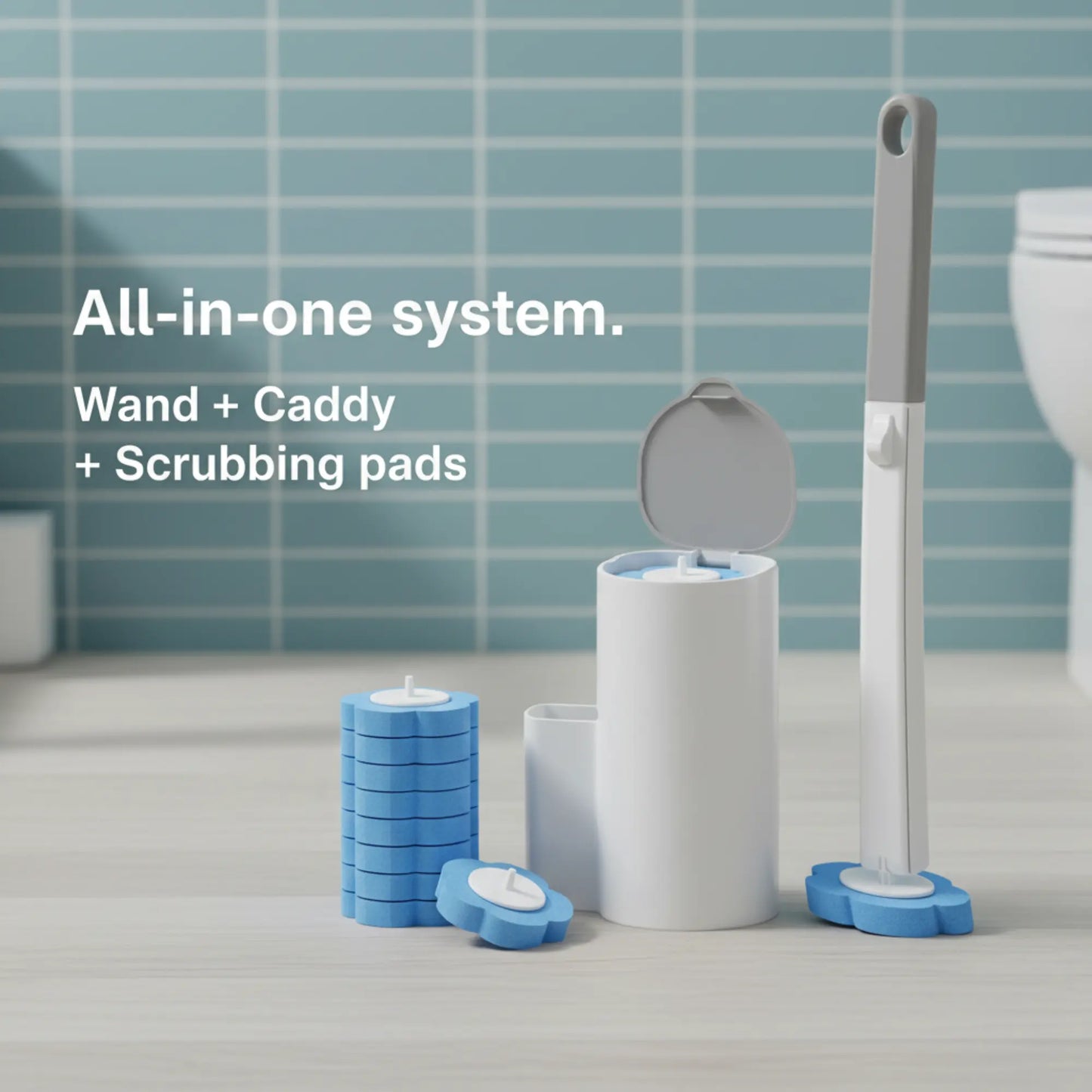 🔥 50K+ SOLD! Hands-Free Disposable Toilet Cleaning Brush – Cleaner, Faster & More Hygienic 🚽✨