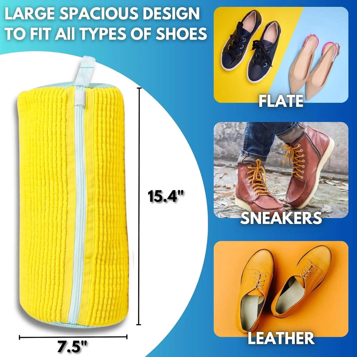 💖Buy 1 Get 1 Free✨Laundry Shoe Washing Bag for Washing Machine