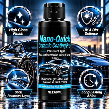 🔥Buy 1, Get 1 Free 🔥Nano-ceramic coating spray, available in 60ml and 180ml bottles🛡️💎