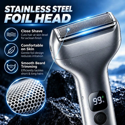 🪒 First 20 customers enjoy 50% off! 🔥 Rechargeable reciprocating electric shaver for men