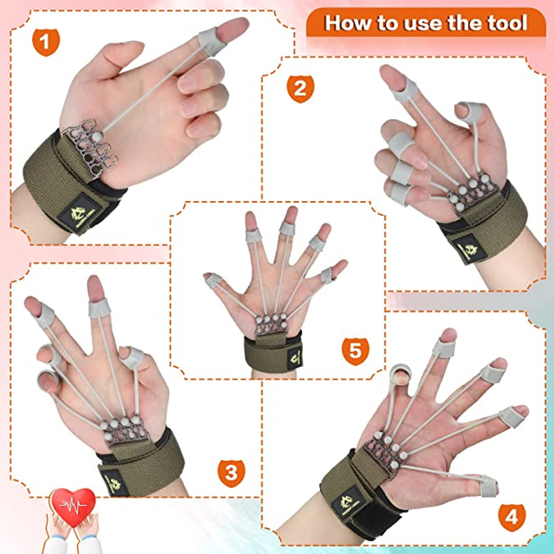 🔥Adjustable Hand Grip Strengthener｜Build Hand Strength & Help Hand Rehabilitation