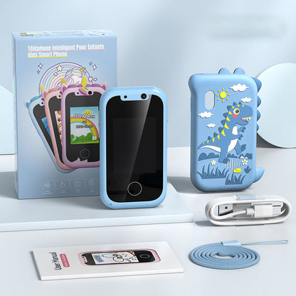🔥 2026 New Kids Smart Toy Phone with Dual Cameras Touch Screen, Educational Learning Cell Phone Mini Digital Camera, Early Learning Interactive Toy for Toddlers Children