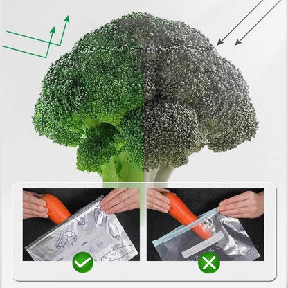 🍲Buy 1 Get 1 Free🥗100 Pieces Reusable Aluminum Foil Storage Bags Keep Food Fresh Protected And Ready To Use