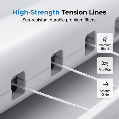 🏆Space-Saving Auto Retractable Clothesline For Effortless Indoor & Outdoor Drying