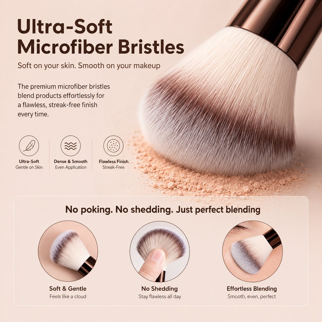 🔥 2026 New 17Pcs Celebrity Makeup Brush Set, Dense Soft Brushes Save Cosmetics for Flawless Makeup